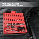 46pcs Repair Wrench Set with Head Ratchet & Sockets